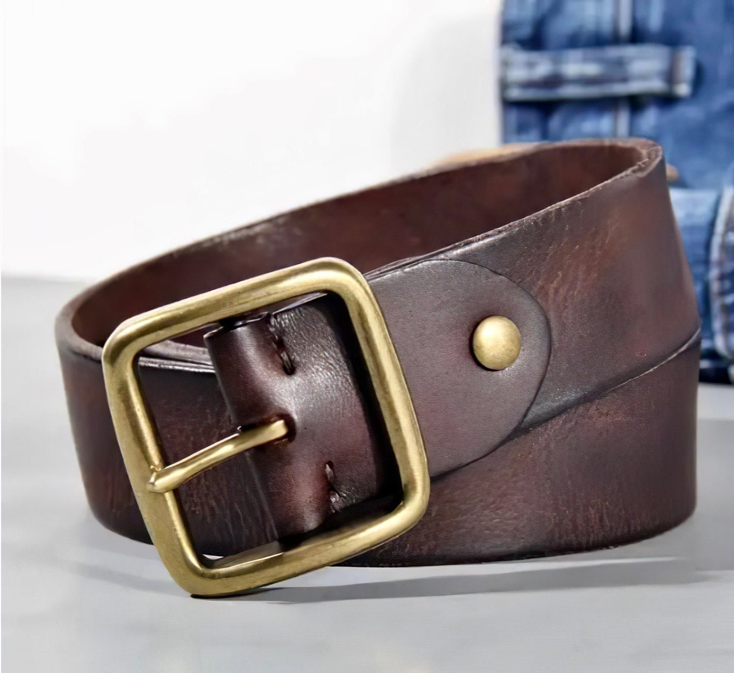 Retro Cowhide Belt