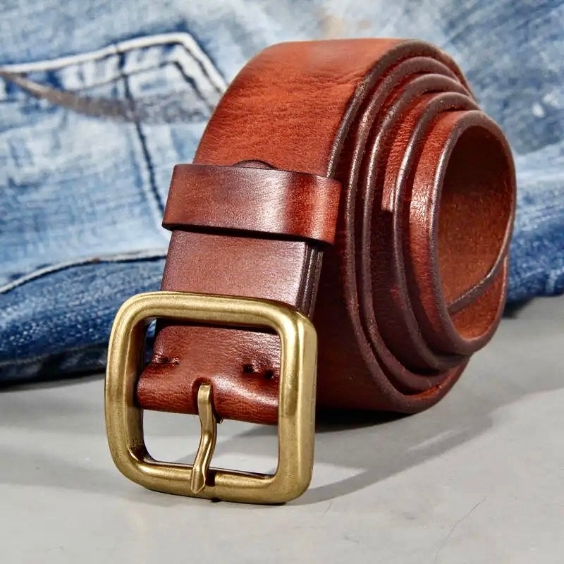 Retro Cowhide Belt