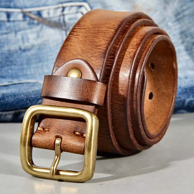 Retro Cowhide Belt