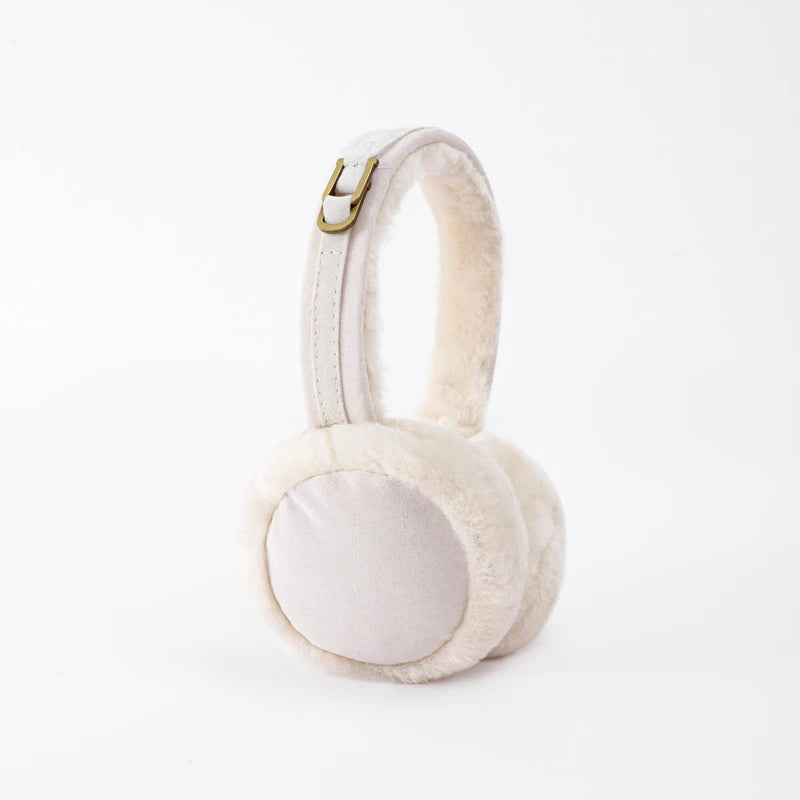 Faux Shearling & Suede Earmuffs