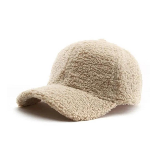 Faux Shearling Baseball Cap