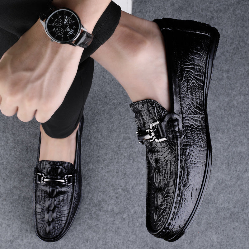 Adrian Montague Leather Loafers