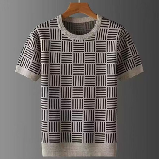 EVERETT™ ARGYLE PATTERN KNITTED SHIRTS